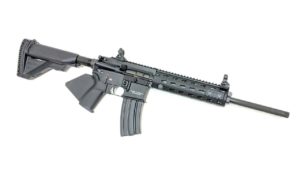 MR556 For California! A direct descendent of the HK416, the HK MR556A1 556x45mm rifle is a semi-automatic rifle developed by Heckler & Koch.