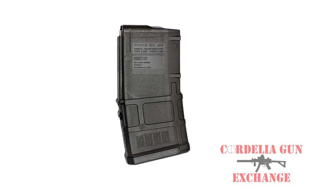 The Magpul 10-20 AR15 556mm Magazine is legal in California, New York, Connecticut, DC, Maryland and Massachusetts! Available from Cordelia Gun Exchange!