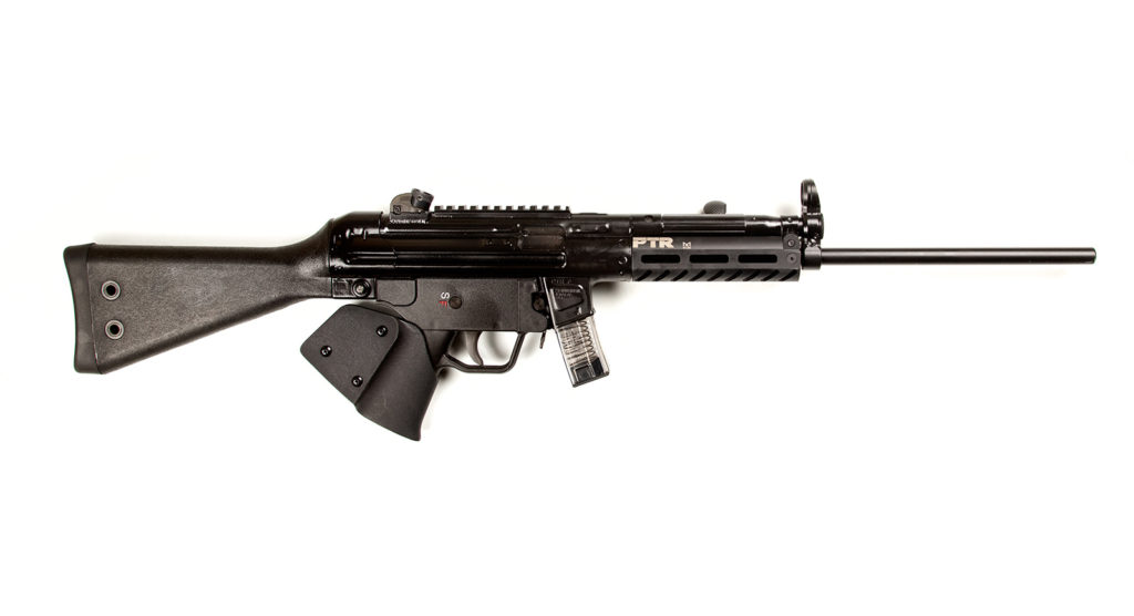 CA legal PTR 9R 9mm MP5 style rifle