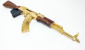 24K Gold Plated Russian AK47 from Lee Armory