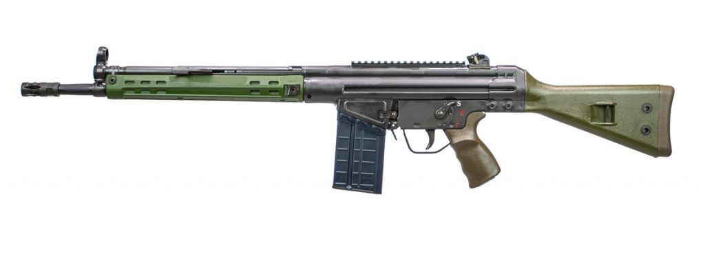 A more compact and tactical version of HK's venerable G3, the PTR Industries GIRK CA