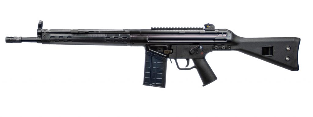 A more compact and tactical version of HK's venerable G3, the PTR Industries A3SK CA