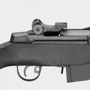 The Springfield Armory M1A two-stage precision tuned National Match trigger breaks predictably between 4.5 and 5 lbs.