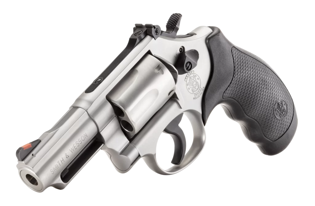 The CA compliant S&W 66 2.75IN 357MAG revolver pairs together the K-Frame size with the power of the 357 Magnum round giving the user a compact, yet effective handgun for every day use.