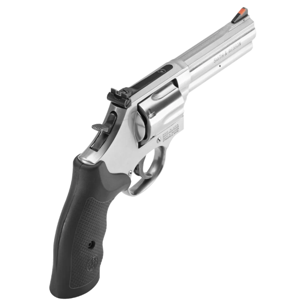 The CA compliant S&W M686 4in 357MAG revolver is the perfect choice for those who want the combination of a fun range gun and a defensive companion.