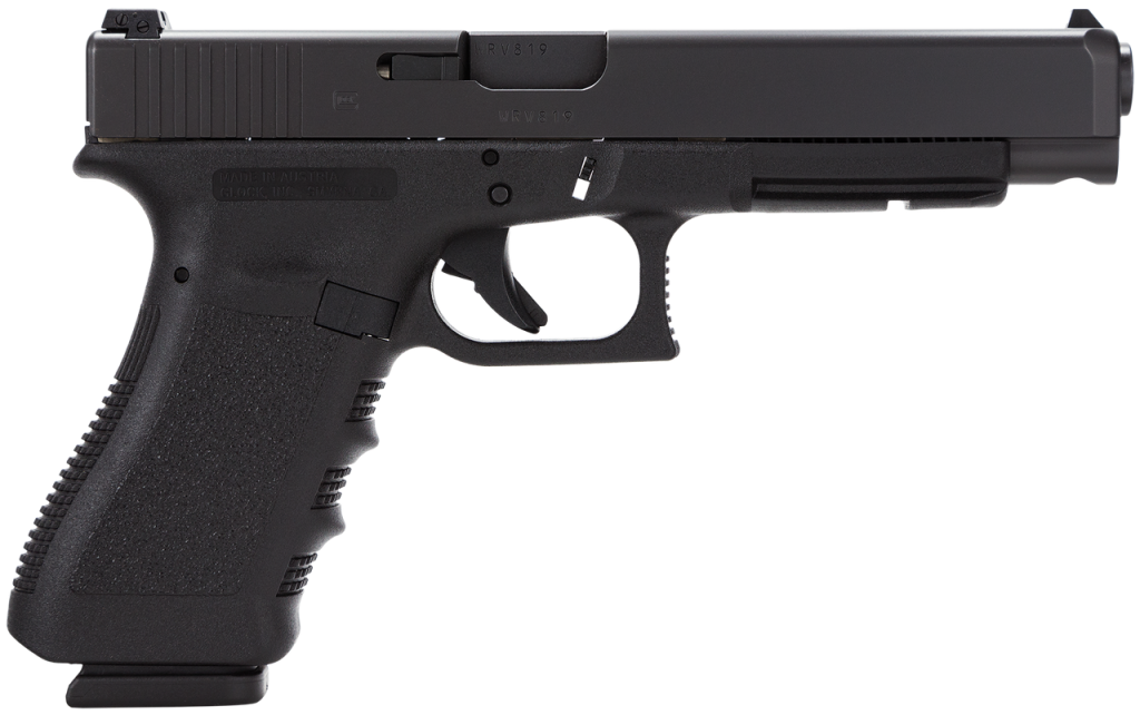 The CA compliant Glock 35 BLK Gen3 was designed to be Glock's answer to the competitive shooting societies around the world and it took this market by storm.