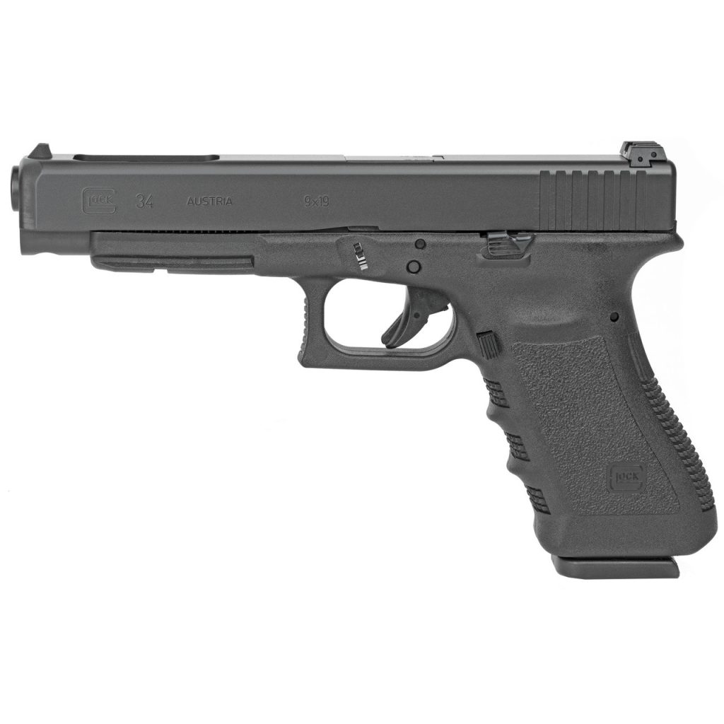 The CA compliant Glock 34 BLK Gen3 was designed to be Glock's answer to the competitive shooting societies around the world and it took this market by storm.