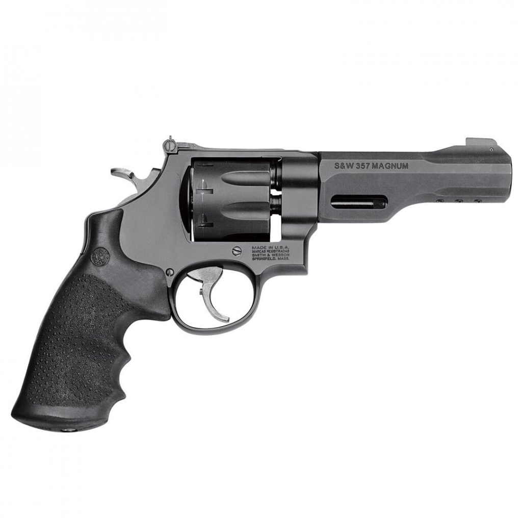 The CA compliant S&W TRR8 327 PC 357MAG was designed from the ground up to be a Tactical Response Revolver