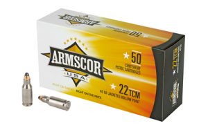 ARMSCOR 22TCM 40GR JHP 50/1000