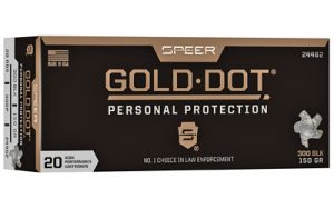 SPR GOLD DOT 300BLK 150GR HP 20/200