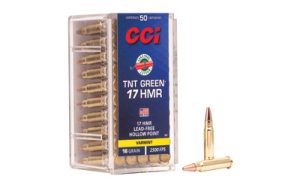 CCI 17HMR 16GR TNT GREEN 50/2000