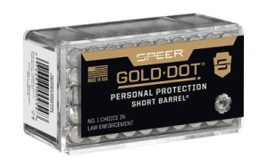 SPR GOLD DOT 22WMR 40GR SHRT BRL 50