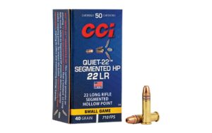 CCI QUIET SEGMENTED 22LR 40GR HP 50