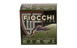 FIOCCHI 20GA #4 FLYWAY STEEL 25/250