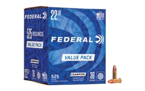 FED CHAMP 22LR 36GR CP HP 525/5250