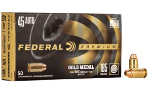 FED GOLD MDL 45ACP 185 FM/SW 50/1000