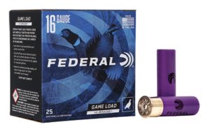 FED GAME LOAD 16GA 2.75″ #6 25/250