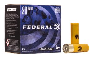 FED GAME LOAD 20GA 2 3/4″ #6 25/250