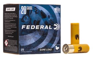 FED GAME LOAD 20GA 2 3/4″ #7.5 25/