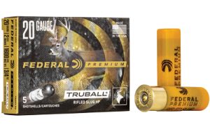 FED PRM 20GA 2.75″ RIFLED SLUG 5/250