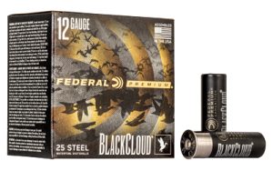 FED BLK CLOUD 12GA 3″ BB 25/250