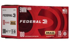 FED CHAMP 9MM 115GR FMJ 100/500