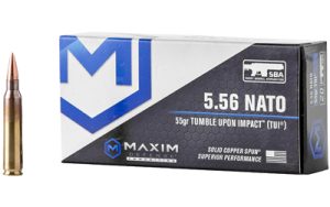 MAXIM 556NATO 55GR TUI SBA 20/500