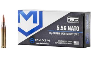 MAXIM 556NATO 62GR TUI SBA 20/500