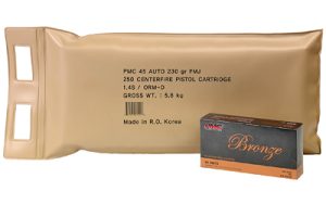 PMC BRNZ 45ACP 230GR FMJ 5 BX BP