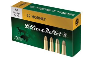 S&B 22 HORNET 45GR SP 20/1800