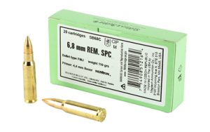 S&B 6.8SPC 110GR FMJ 20/1000