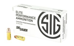 SIG AMMO 9MM +P 90GR FRANG 50/1000