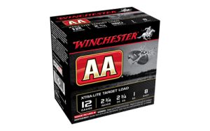 WIN AA EX-LIGHT 12GA 2.75″ #8 25/250