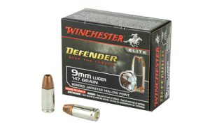 WIN DEFENDER 9MM 147GR JHP 20/200