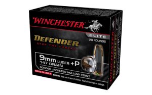 WIN DEFENDER 9MM 147GR JHP 20/200