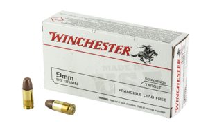 WIN USA 9MM 90GR FRANGIBLE LF 50/500