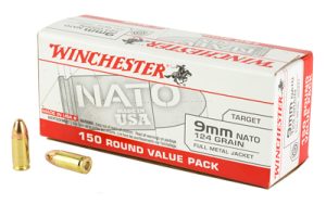 WIN USA 9MM NATO 124GR FMJ 150/750