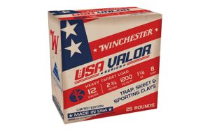 WIN USA VALOR 12GA 2.75″ #8 25/250