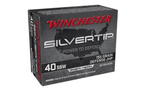 WIN SILVERTIP 40 S&W 155GR HP 20/200