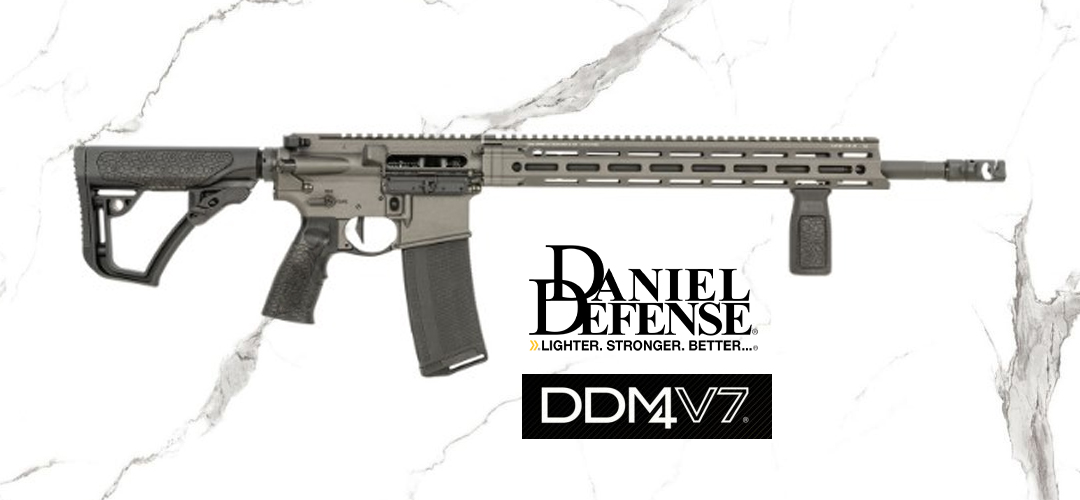 Daniel defense DDM4 V7 grey rifle